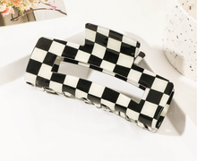 Load image into Gallery viewer, Checkerboard Hair Claw