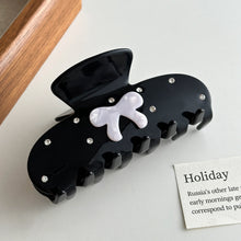 Load image into Gallery viewer, Bow Shinestone Hair Claw