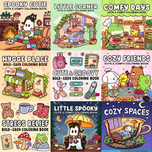 Load image into Gallery viewer, Coloring Books E24sheets a book