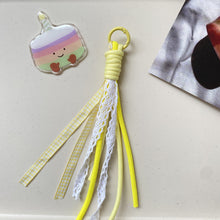 Load image into Gallery viewer, Lace Trim Keychain / Lace-Edged Keychain