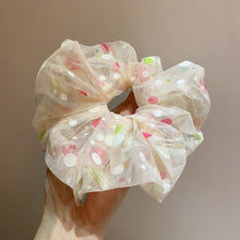Load image into Gallery viewer, Tulle Polka Dot Hair Scrunchie