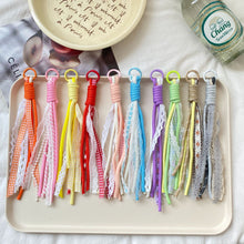 Load image into Gallery viewer, Lace Trim Keychain / Lace-Edged Keychain