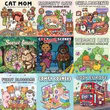 Load image into Gallery viewer, Coloring Books A 24sheets a book