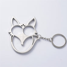 Load image into Gallery viewer, Fox Self defense 2-Finger Brass Knuckles
