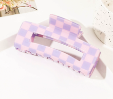 Load image into Gallery viewer, Checkerboard Hair Claw
