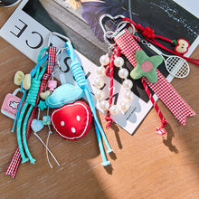 Load image into Gallery viewer, Cute strawberry Handmade Keychains
