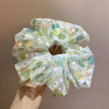 Load image into Gallery viewer, Tulle Polka Dot Hair Scrunchie
