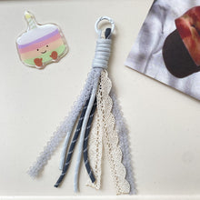 Load image into Gallery viewer, Lace Trim Keychain / Lace-Edged Keychain
