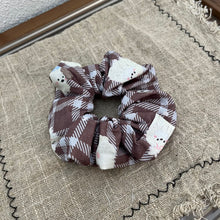 Load image into Gallery viewer, Plaid Bow Hair Scrunchie

