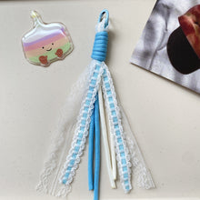 Load image into Gallery viewer, Lace Trim Keychain / Lace-Edged Keychain
