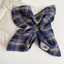 Load image into Gallery viewer, Handmade Plaid Bear Scrunchie
