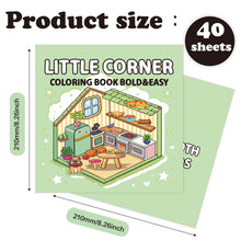 Load image into Gallery viewer, 40 Sheets a book Coloring Book
