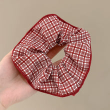 Load image into Gallery viewer, Handmade Red Polka-dot Bow Scrunchies
