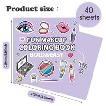 Load image into Gallery viewer, 40 Sheets a book Coloring Book
